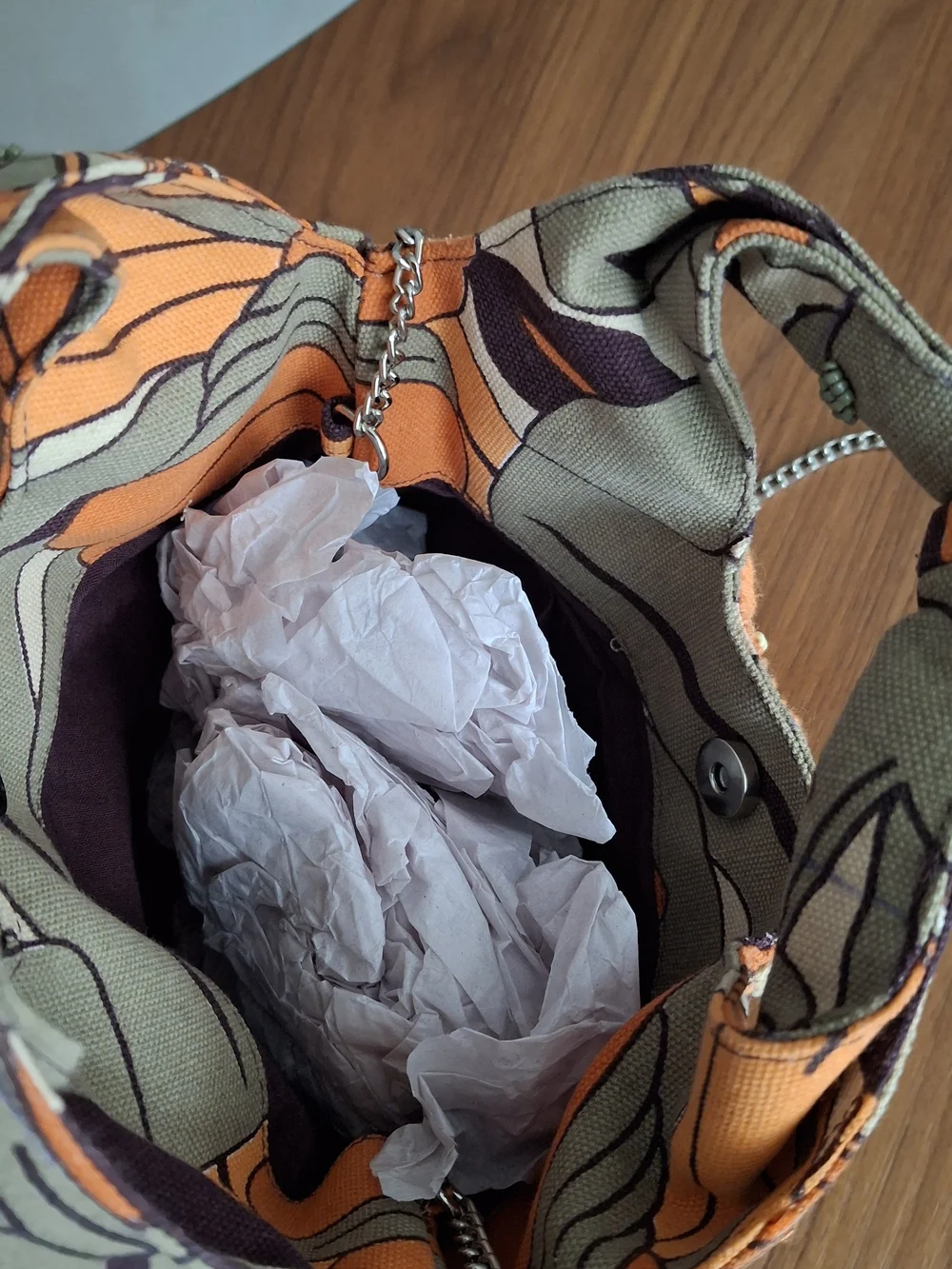 Zara Orange Floral Beaded Embroidered Women’s Handbag
